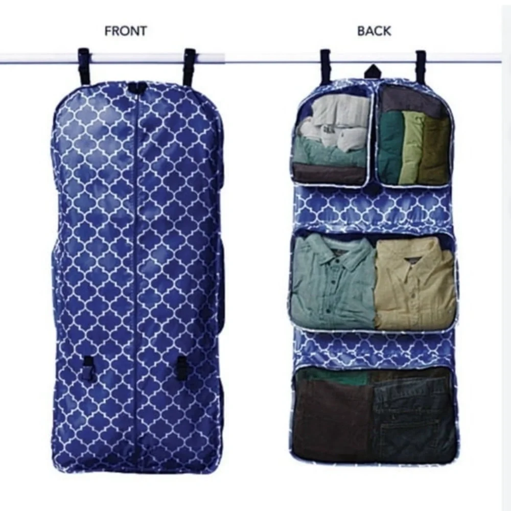 Navy Blue Hanging Organizer